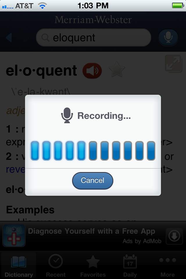 iPhone Screenshot 1